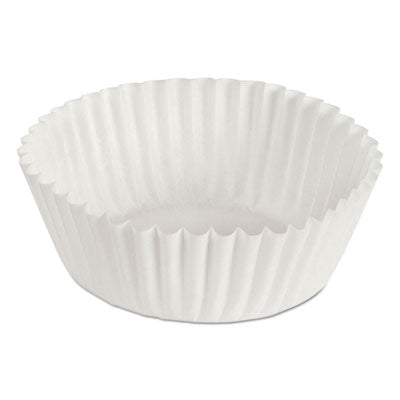 HFM610020 Fluted Bake Cups, 2 oz, 1.75 x 1.3 x 1.3, White, Paper, 500/Pack, 20 Packs/Carton
