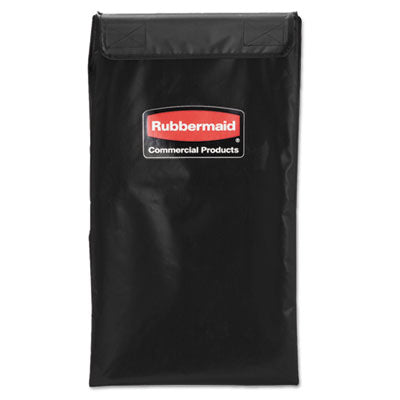 RCP1881782 4 Bushel Collapsible X-Cart Bag for Rubbermaid Commercial 1881749 and 1881781, 5 cu ft, 22.08" x 15.33" x 27.33", Black RUBBERMAID COMMERCIAL PROD.