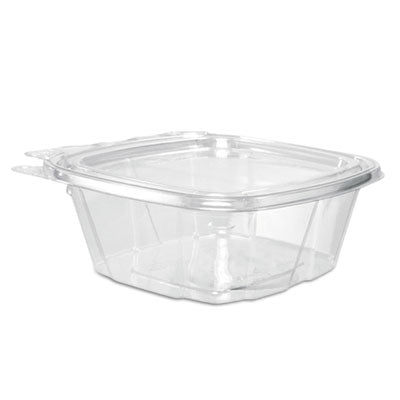 DCCCH12DEF ClearPac SafeSeal Tamper-Resistant/Evident Containers, Flat Lid, 12 oz, Clear, Plastic, 100/Bag, 2 Bags/Carton