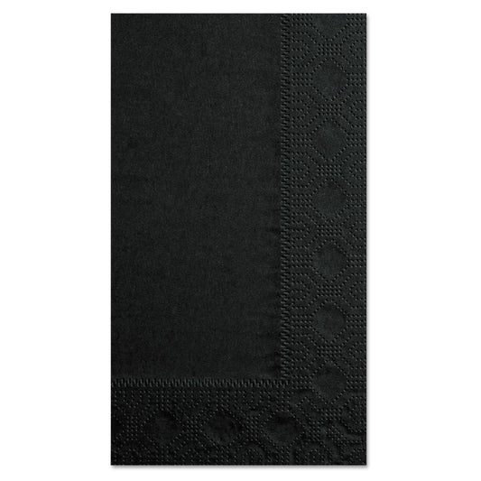 HFM180513 Dinner Napkins, 2-Ply, 15 x 17, Black, 1,000/Carton