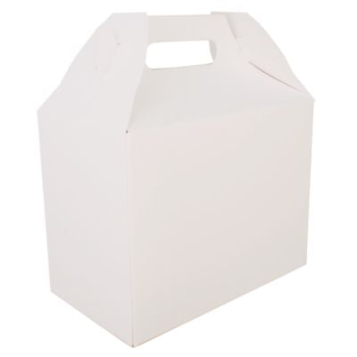 SCH2709 Carryout Barn Boxes, 10 lb, 8.88 x 5 x 6.75, White, Paper, 150/Carton