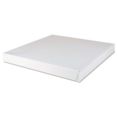 SCH1470 Lock-Corner Pizza Boxes, 18 x 18 x 1.88, White, Paper, 50/Carton