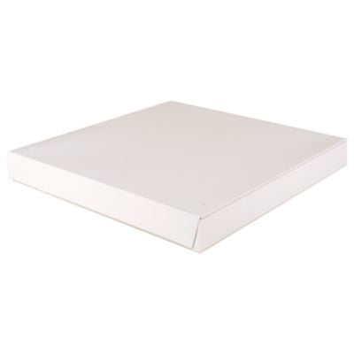 SCH1450 Lock-Corner Pizza Boxes, 16 x 16 x 1.88, White, Paper, 100/Carton