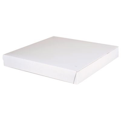 SCH1465 Lock-Corner Pizza Boxes, 14 x 14 x 1.88, White, Paper, 100/Carton