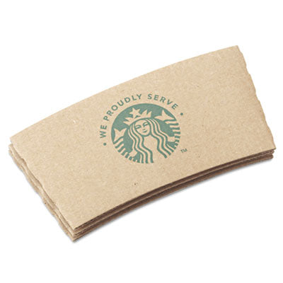 SBK11020575 Cup Sleeves, Fits 12, 16, 20 Oz Hot Cups, Kraft, 1,380/carton STARBUCKS COFFEE COMPANY