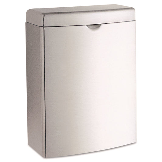 BOB270 Contura Receptacle, 1 gal, Stainless Steel