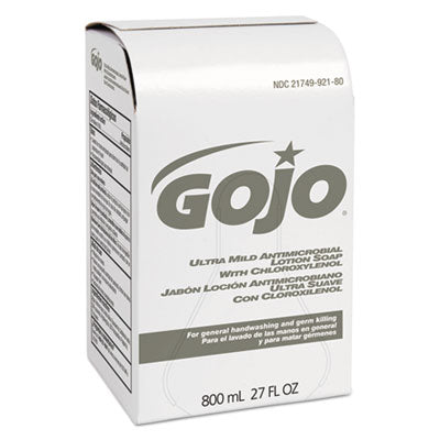 GOJ921212EA Ultra Mild Lotion Soap with Chloroxylenol Refill, Coconut Scent, 800 mL GO-JO INDUSTRIES