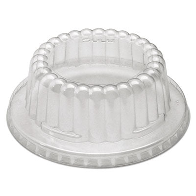 SCCDF120090 Flat-Top Dome PET Plastic Lids, For 12 oz Containers, 4.34" Diameter x 1.5" h, Clear, 1,000/Carton