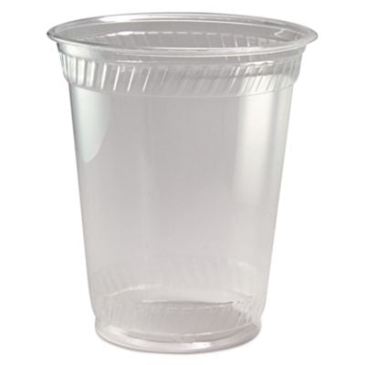 FABGC12S Greenware Cold Drink Cups, Squat, 12 oz to 14 oz, Sugarcane, Clear, 1,000/Carton FABRI-KAL