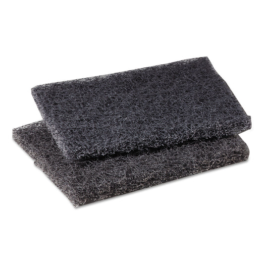 MMM19970 Griddle Polishing Pad 46, 4 x 5.25, Gray, 60/Carton