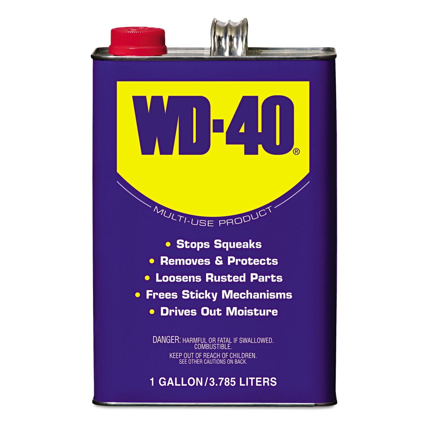 WDF490118 Heavy-Duty Lubricant, 1 gal Can, 4/Carton WD-40