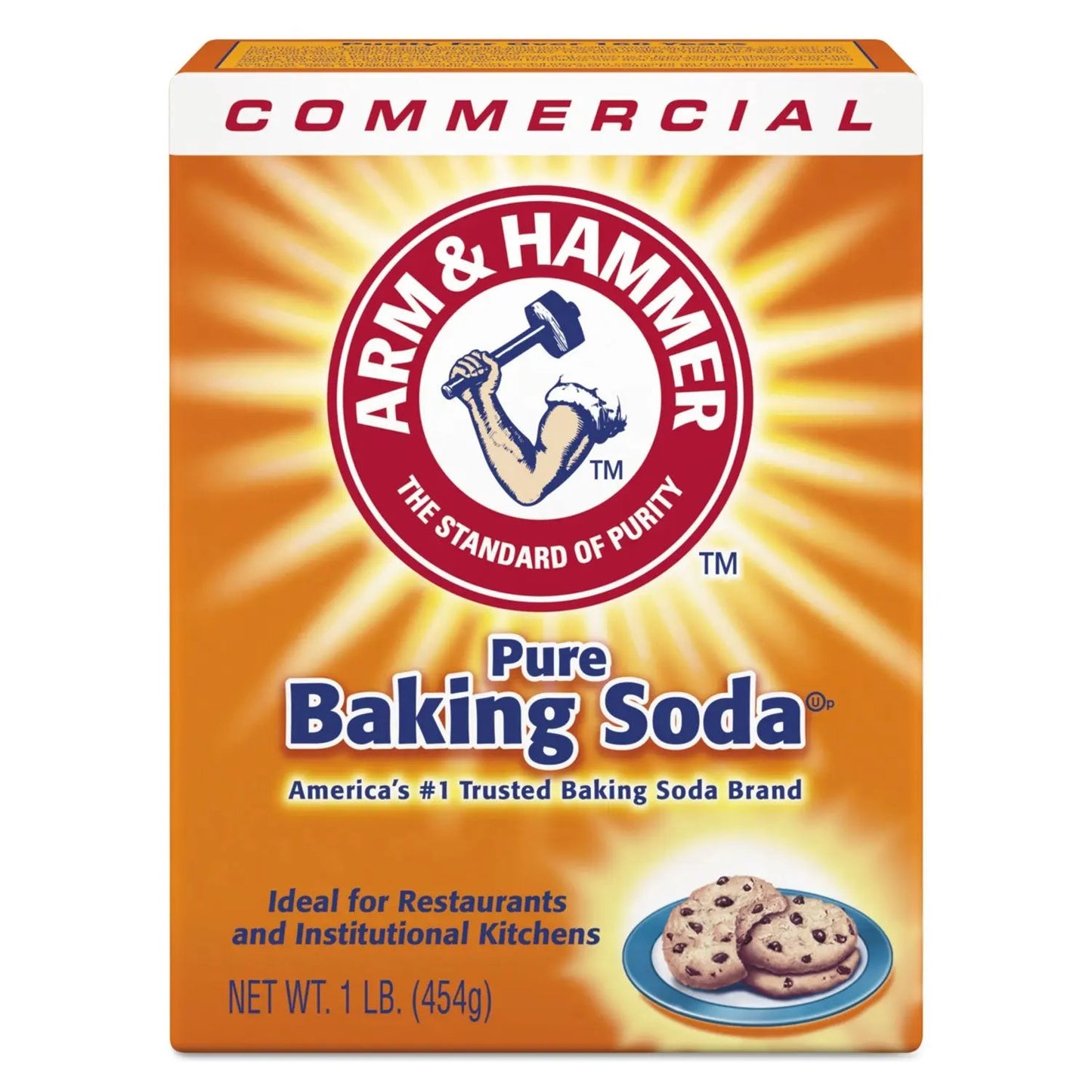 CDC3320084104 Baking Soda, 1 Lb Box, 24/carton Arm & Hammer