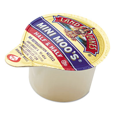 ITD827976 Mini Moo's Half and Half, 0.3 oz Mini Cups, 192/Carton