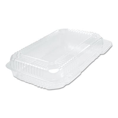 DCCPET30UT1 StayLock Clear Hinged Lid Containers, 6.8 x 9.4 x 2.1, Clear, Plastic, 125/Pack, 2 Packs/Carton