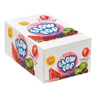 TOO1034885 Blow Pops, 0.8 Oz, Assorted Fruity Flavors, 100/box TOOTSIE ROLL INDUSTRIES