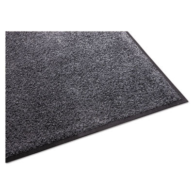 MLL94040630 Platinum Series Walk-Off Indoor Wiper Mat, Rectangular, Gray Carpeted Surface, 48" x 72" MILLENNIUM MAT COMPANY