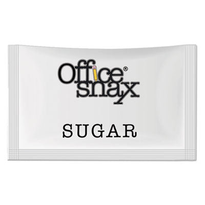 OFX00021 Premeasured Single-Serve Sugar, 0.08 oz Packet, 1,200/Carton OFFICE SNAX, INC.