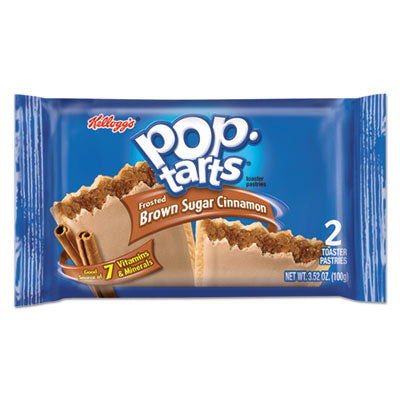 KEB31131 Pop Tarts, Frosted Brown Sugar Cinnamon, 3.52 Oz, 2/pack, 6 Packs/box KELLOGG'S