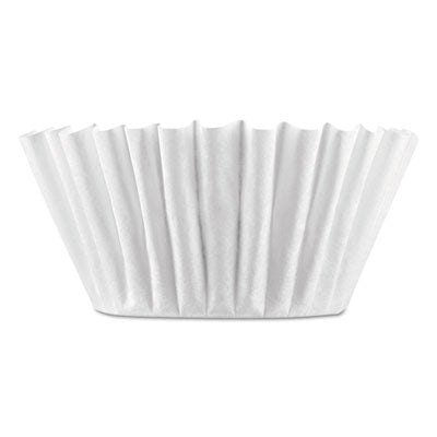 BUNBCF100B Coffee Filters, 8 To 12 Cup Size, Flat Bottom, 100/pack BUNN-O-MATIC