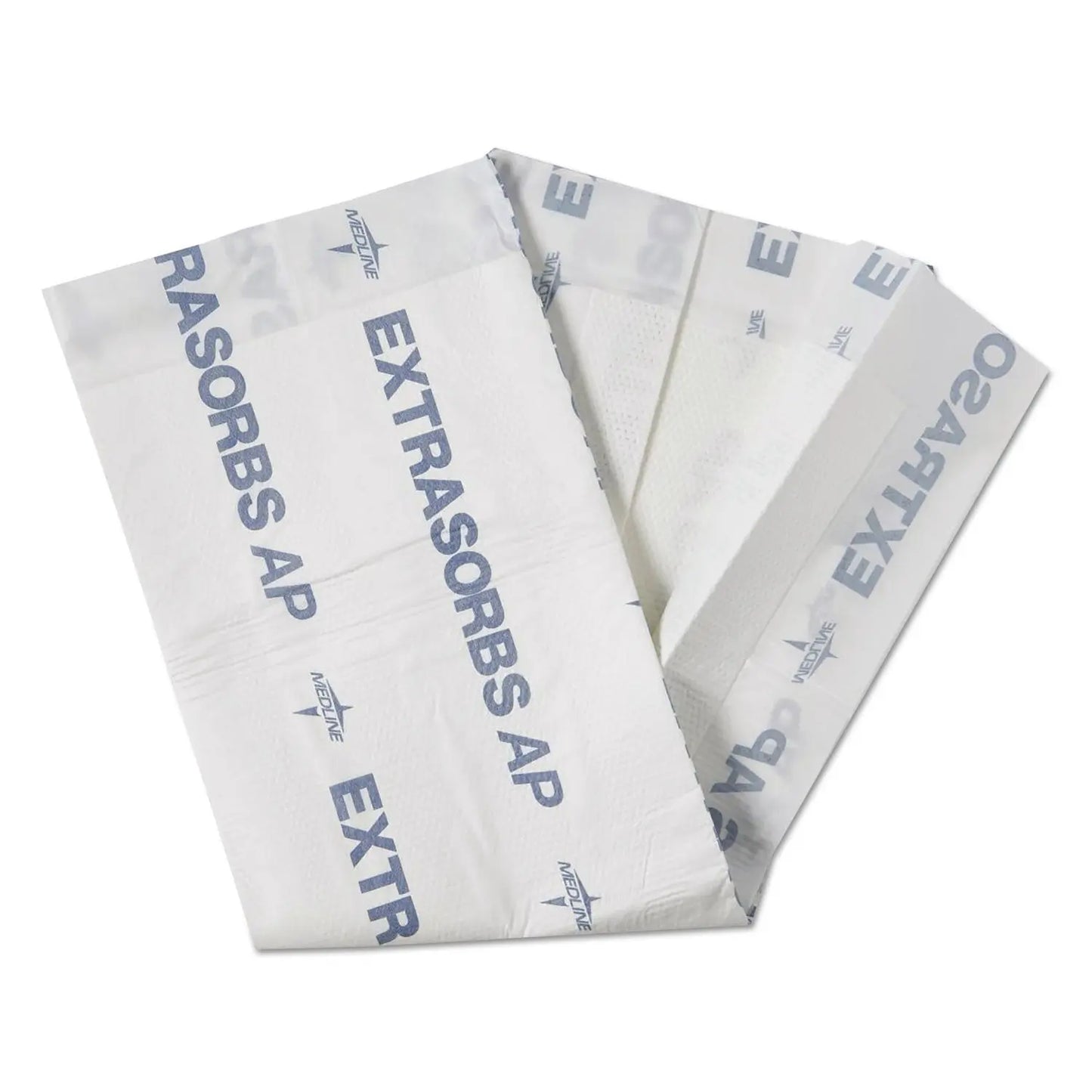 MIIEXTSRB3036AZ Extrasorbs Air-Permeable Disposable Drypads, 30" X 36", White, 5 Pads/pack Medline