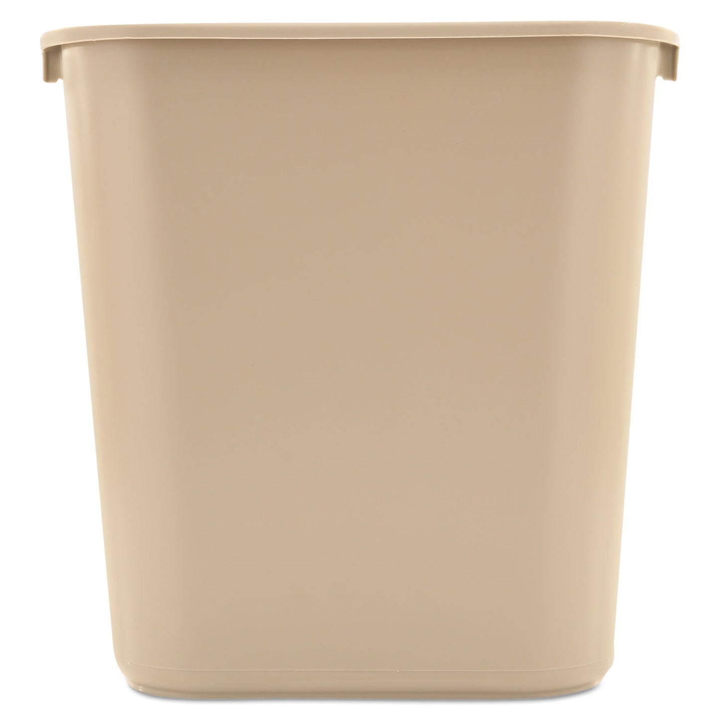 RCP295600BG Deskside Plastic Wastebasket, 7 gal, Plastic, Beige RUBBERMAID COMMERCIAL PROD.
