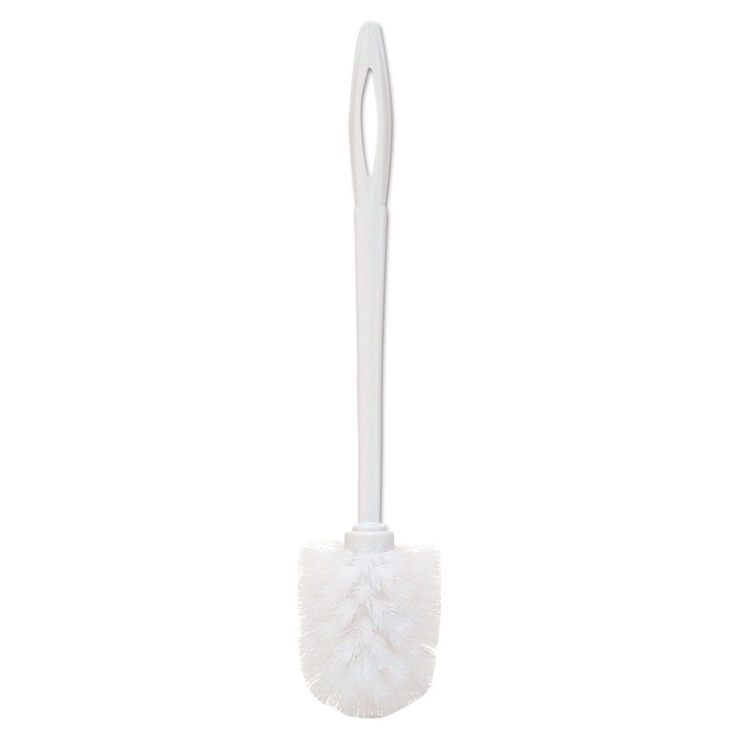 RCP631000WE Commercial-Grade Toilet Bowl Brush, 10" Handle, White