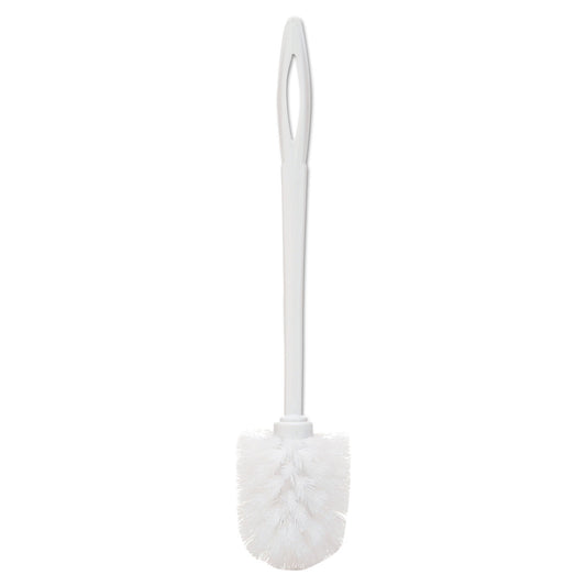 RCP631000WE Commercial-Grade Toilet Bowl Brush, 10" Handle, White