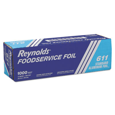RFP611M Metro Aluminum Foil Roll, Standard Gauge, 12" x 1,000 ft REYNOLDS FOOD PACKAGING