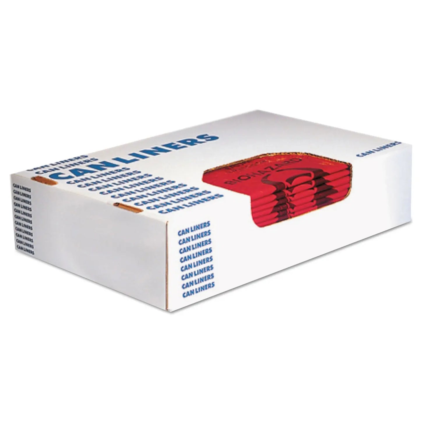HERA4823PR Healthcare Biohazard Printed Can Liners, Biohazard Infectious Waste, 10 gal, 1.3 mil, 24" x 23", Red, Flat Pack, 500/Carton Heritage