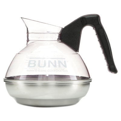 BUN6100 Easy Pour Decanter, 64 oz, Black Handle BUNN-O-MATIC
