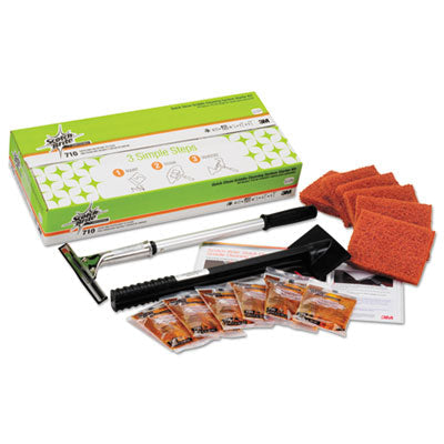 MMM85793 Quick Clean Griddle Cleaning System Starter Kit, 4 X 5.24, Orange 3M/COMMERCIAL TAPE DIV.