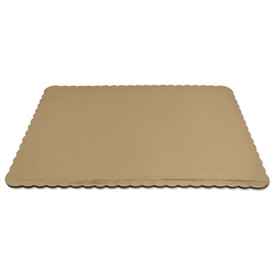 SCH1650 Gold Cake Pads, 1/2 Sheet, 14 x 19, Gold, Paper, 100/Carton