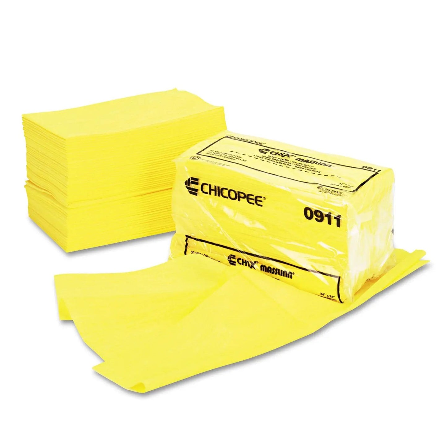 CHI0911 Masslinn Dust Cloths, 24 X 24, Yellow, 50/bag, 2 Bags/carton Chix