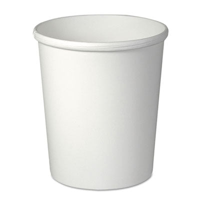 SCCH4325U Flexstyle Double Poly Paper Containers, 32 oz, White, Paper, 25/Pack, 20 Packs/Carton DART