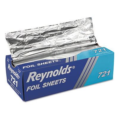 RFP721BX Pop-Up Interfolded Aluminum Foil Sheets, 10.75 x 12, 500/Box REYNOLDS FOOD PACKAGING