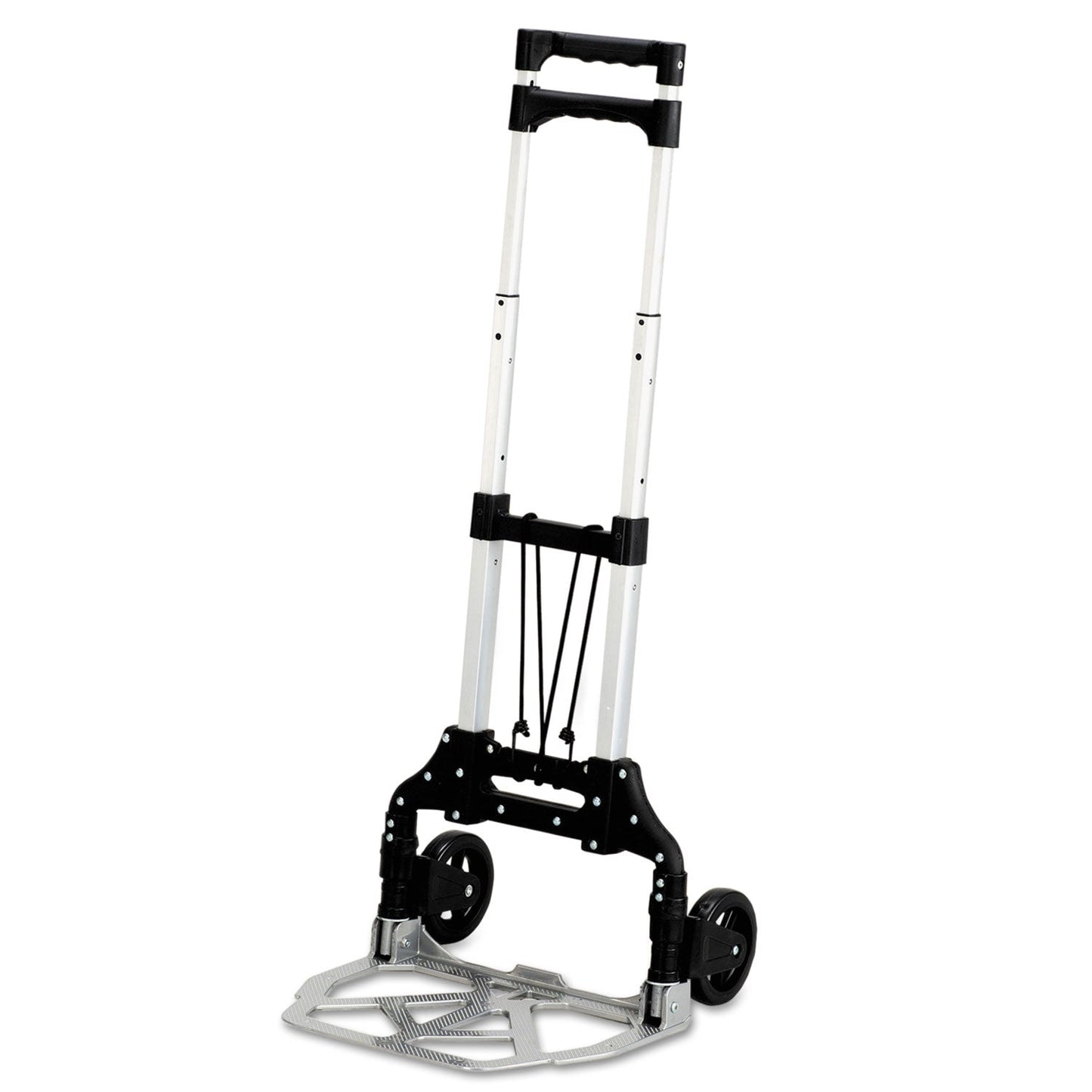 SAF4049 Stow And Go Cart, 110 Lb Capacity, 15.25 X 16 X 39, Aluminum Safco