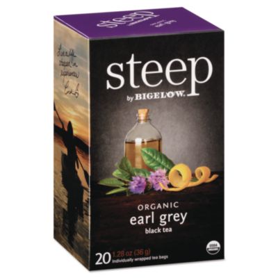 BTC17700 Steep Tea, Earl Grey, 1.28 Oz Tea Bag, 20/box