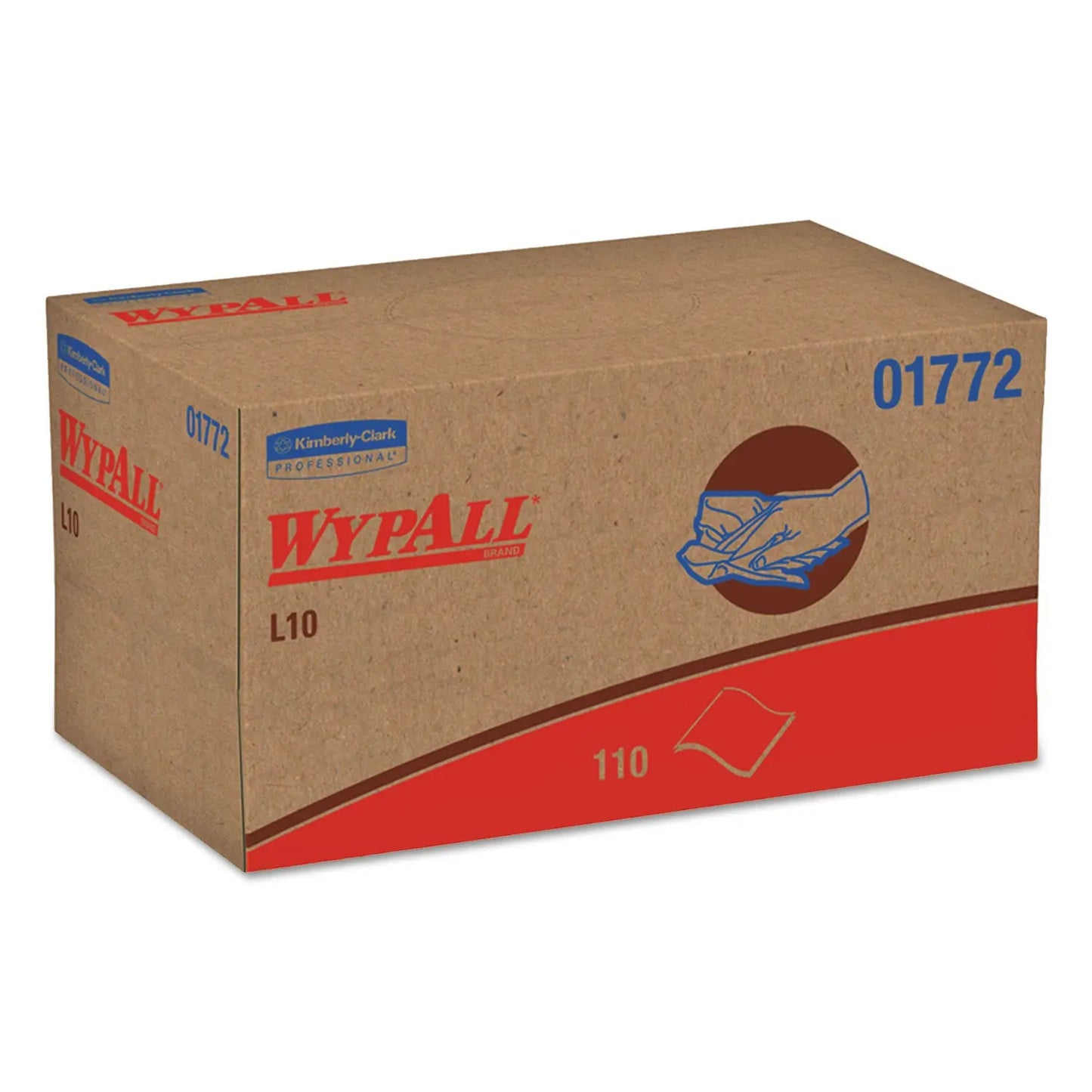 KCC01772 L10 SANI-PREP Dairy Towels, POP-UP Box, 1-Ply, 9 x 10.5, White, 110/Pack, 18 Packs/Carton WypAll
