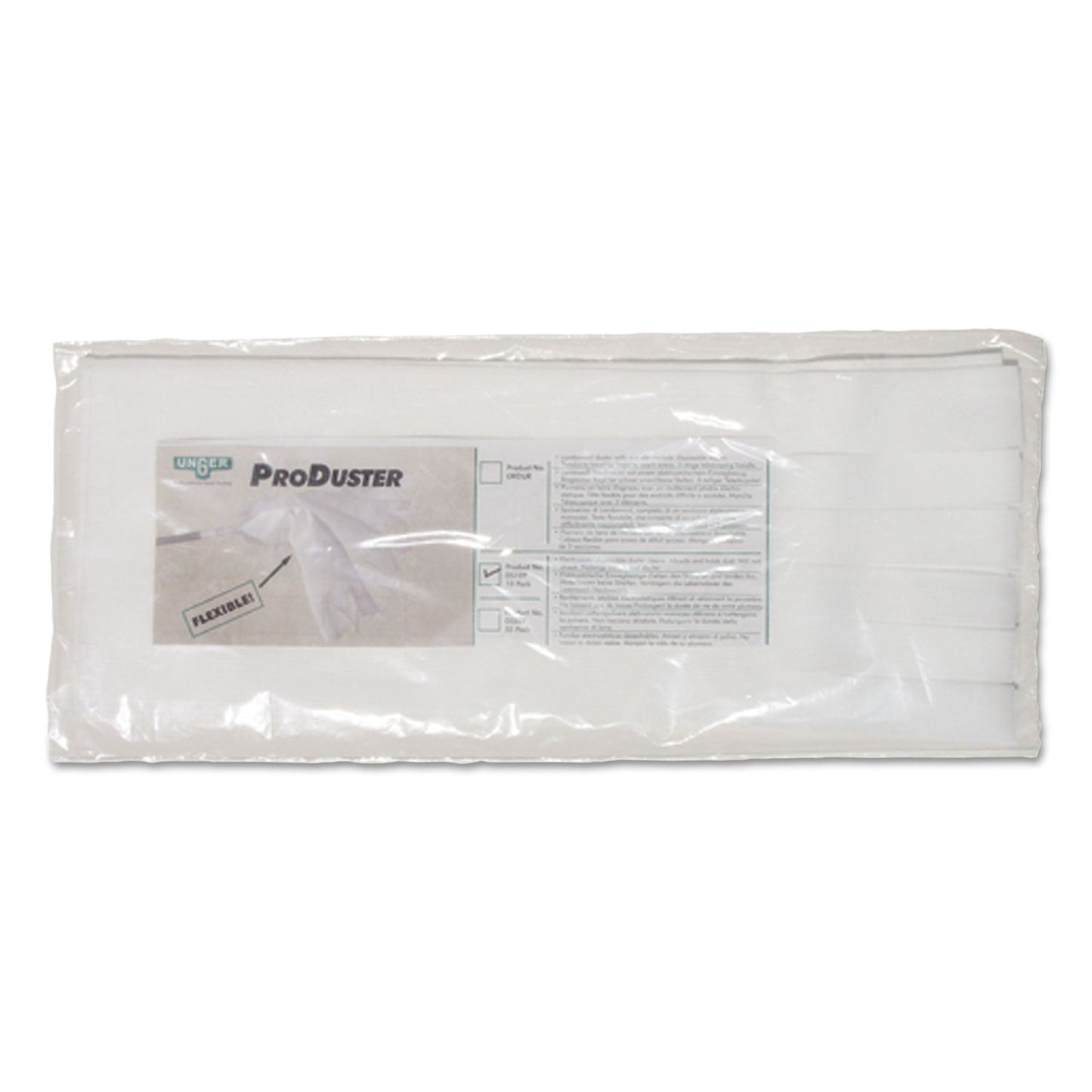 UNGDS50Y Produster Disposable Replacement Sleeves, Polyester, White, 7" X 18", 50/pack Unger