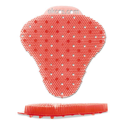 DVOEKS10R12 Ekcoscreen Urinal Screens, Melon Scent, Red, 12/carton DIVERSEY
