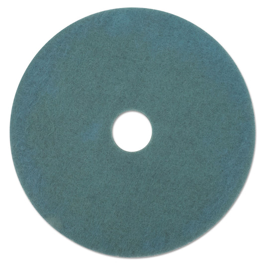 MMM20264 Ultra High-Speed Floor Burnishing Pads 3100, 27" Diameter, Aqua, 5/carton