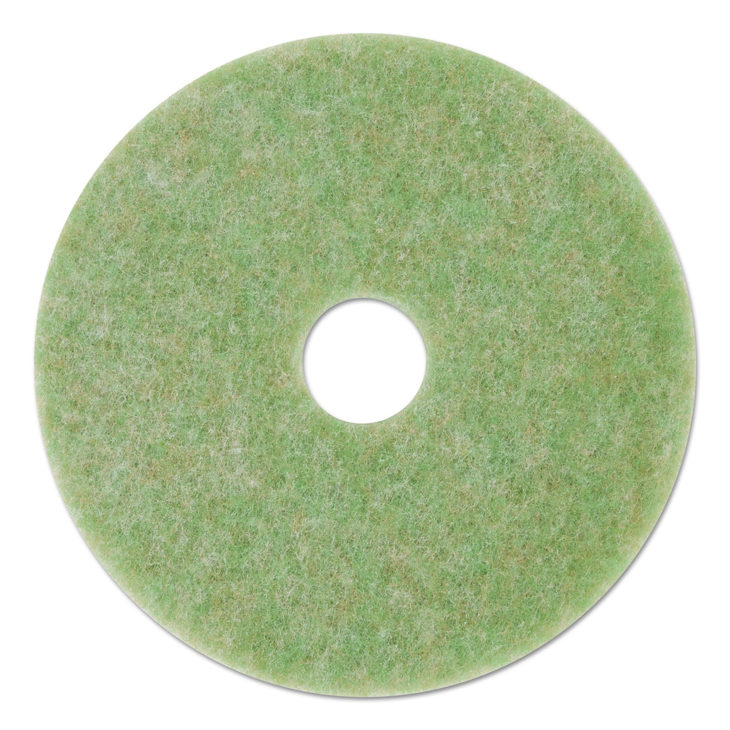 MMM18052 Low-Speed Topline Autoscrubber Floor Pads 5000, 20" Diameter, Green/amber, 5/carton