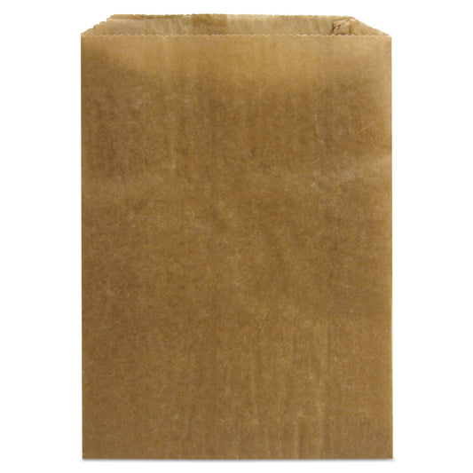 HOS260 Napkin Receptacle Liners, 7.5" X 3" X 10.5", Brown, 500/carton
