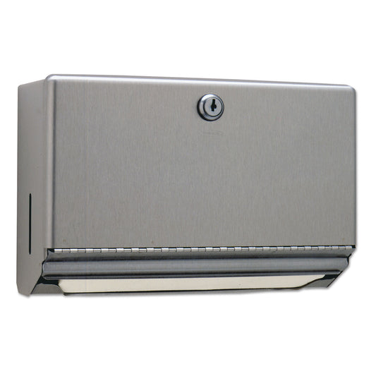 BOB26212 ClassicSeries Surface-Mounted Paper Towel Dispenser, 10.75 x 4 x 7.06, Stainless Steel