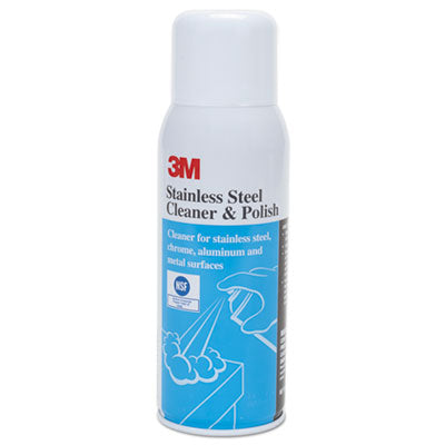 MMM59158 Stainless Steel Cleaner And Polish, Lime Scent, 10 Oz Aerosol Spray 3M/COMMERCIAL TAPE DIV.