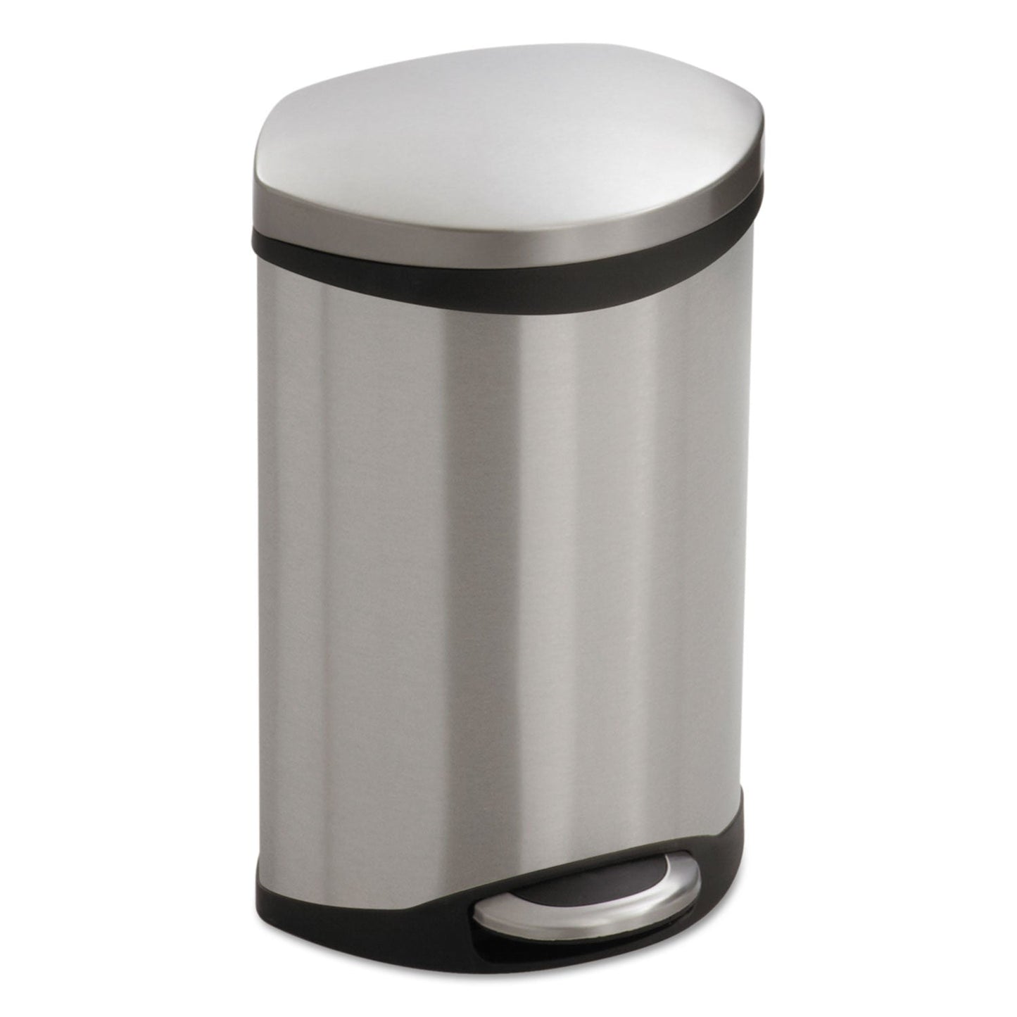 SAF9901SS Step-On Medical Receptacle, 3 gal, Steel, Stainless Steel Safco