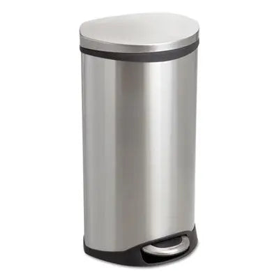 SAF9902SS Step-On Medical Receptacle, 7.5 gal, Steel, Stainless Steel SAFCO PRODUCTS