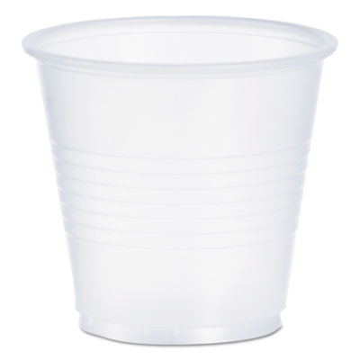 DCCY35PK High-Impact Polystyrene Cold Cups, 3.5 oz, Plastic, Translucent, 100/Pack
