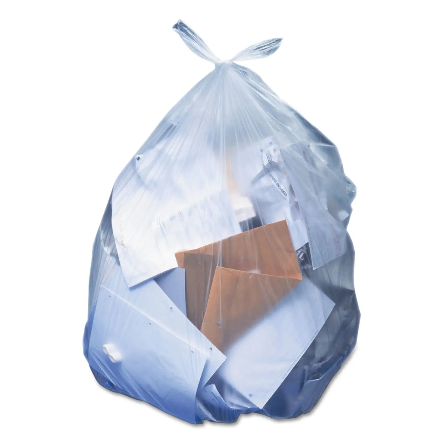 HERH6639HC Linear Low-Density Can Liners, 33 Gal, 0.65 Mil, 30" X 39", Clear, 250/carton Heritage