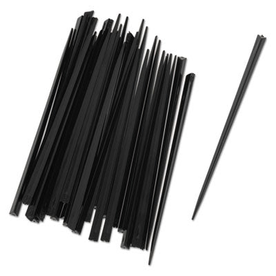 RPPRP1494BK Prism Picks, Plastic, 4", Black, 500/Box, 5 Boxes/Carton